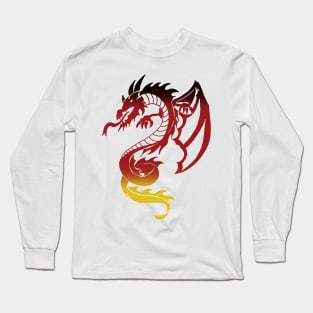 German Dragon Tattooo Long Sleeve T-Shirt